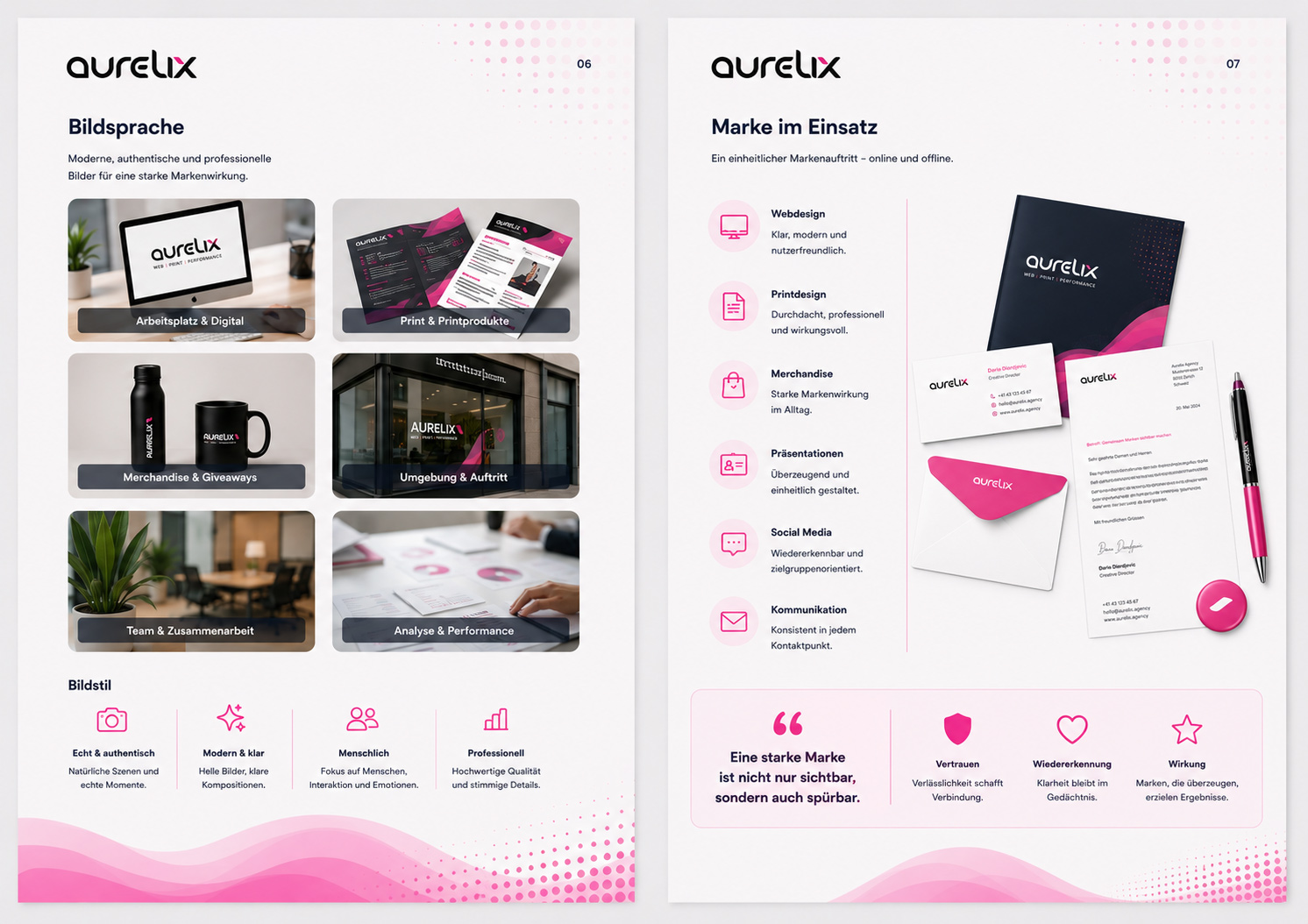 Corporate-Identity Beispielseite