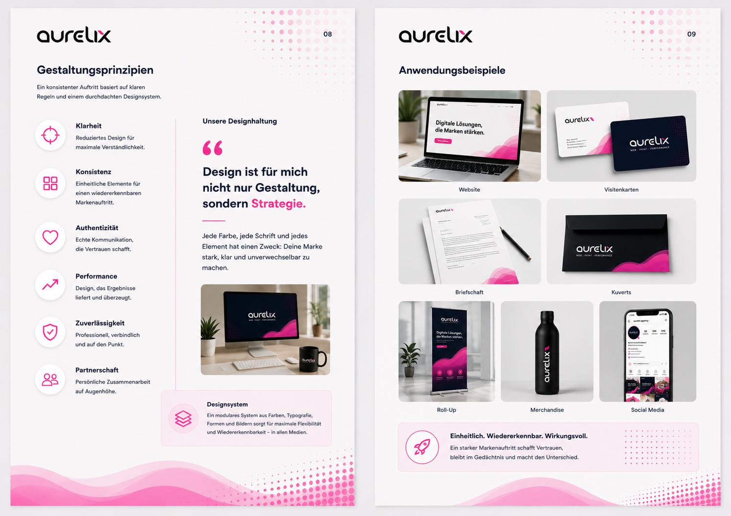 Corporate-Identity Beispielseite