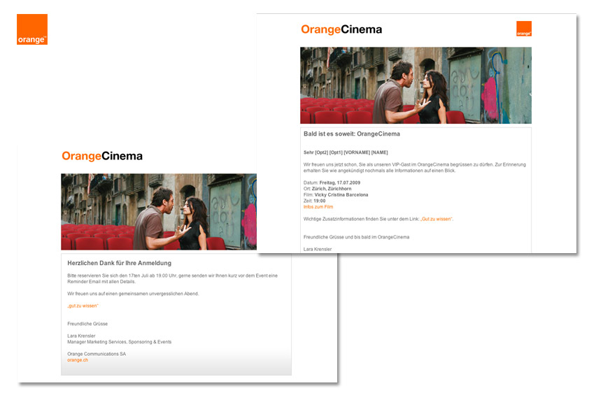 Orange Cinema | Agentur Nacht