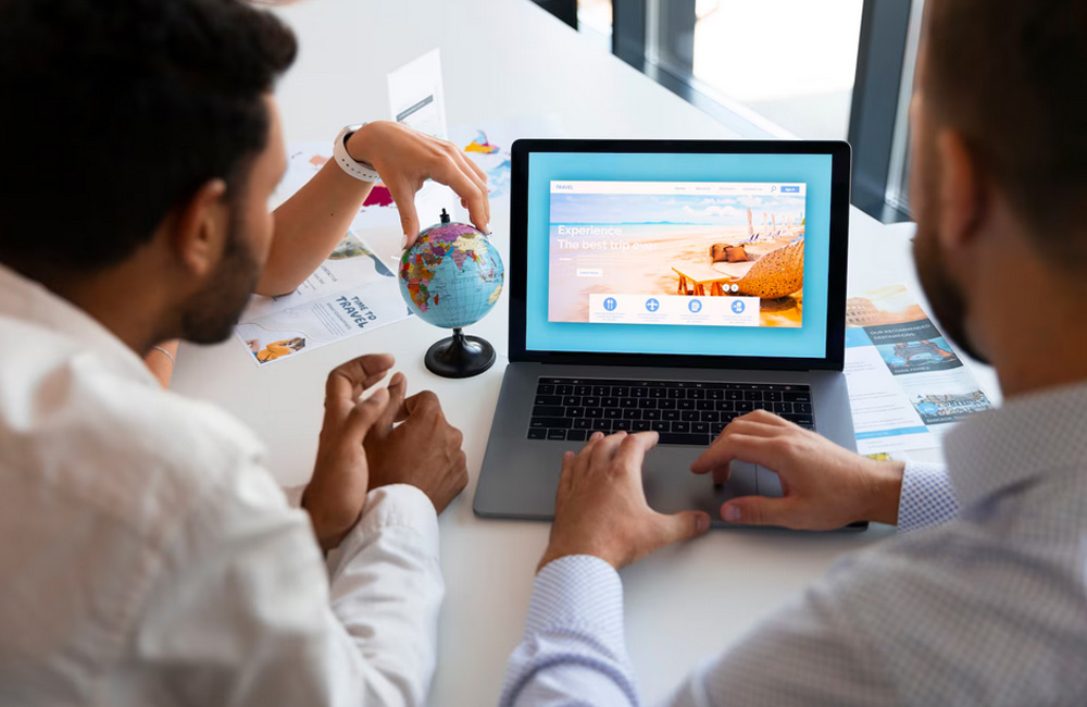 Webseite die Besucher konvertiert