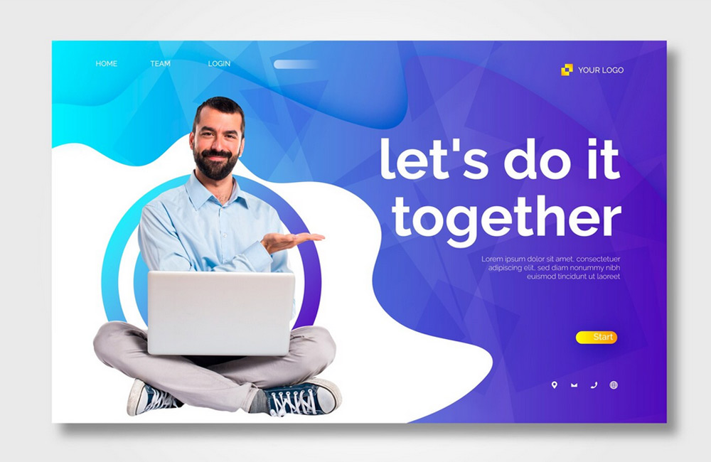 Moderne Landingpages