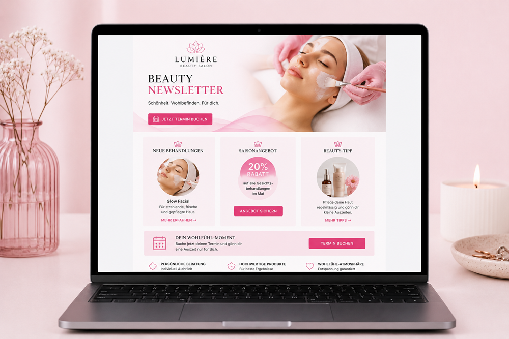 Newsletter Beauty Salon