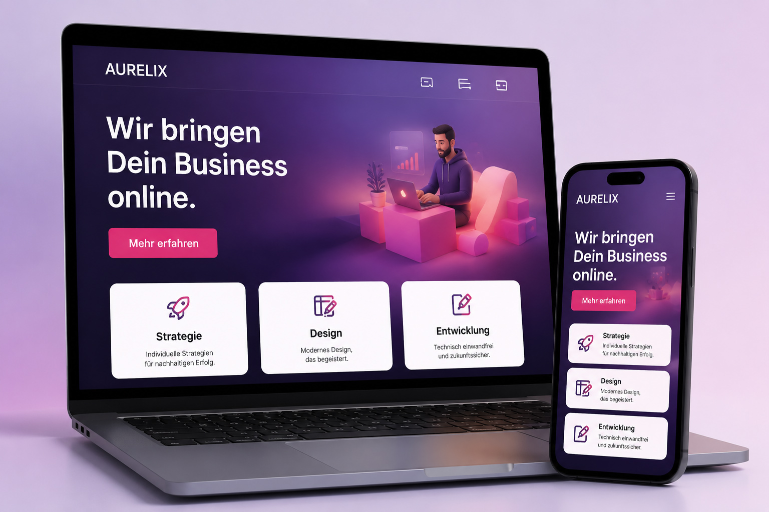 Websites für Unternehmen
